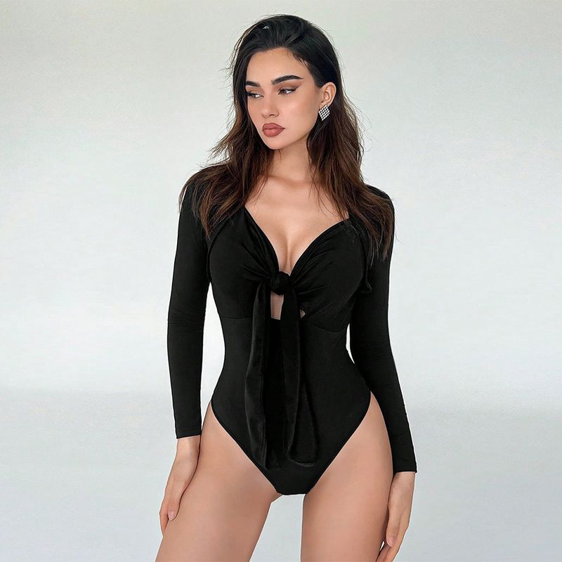 Nouvelle mode automne-hiver 2025, combinaison sexy à manches longues et coupe slim_voghion.com