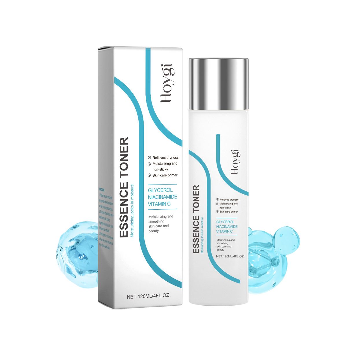 HOYGI Nicotinamidă Glicerină Temperatura Apei și Controlul Sebumului Hidratant Hrănitor Piele Moale Aplicare Umdă Toner Esență_voghion.com