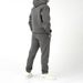 Men's Winter Tracksuits Set Solid Color Fleece Long Sleeve Sweatsuit Set Hoodies And Pants Running Sports Suits_voghion.com