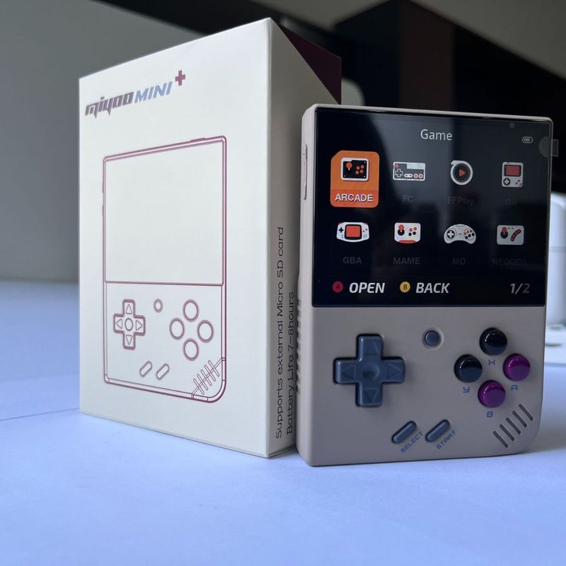 Miyoo Mini Plus+ Open Source Portable GBA PS1 Handheld Game Console_voghion.com
