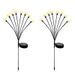Solar Firefly LED String Lights - IP66 Waterproof Outdoor Garden Decor With 8 Lighting Modes, 12H Runtime, 0.06W LED, CE Certified_voghion.com