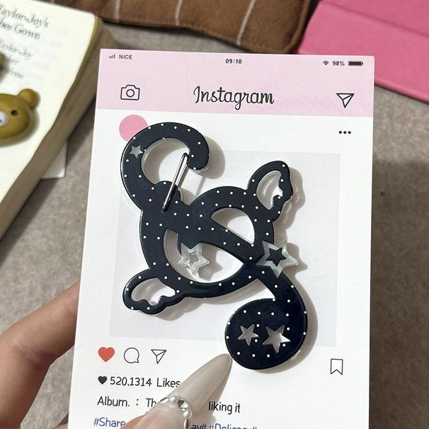 Porte-clés multifonctionnel en forme de dessin animé avec boucle d'alpinisme extraterrestre_voghion.com