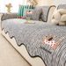 Cool Ice Silk Sofa Cushion New Cartoon Special Shaped Cover Cloth Cover Summer Non Slip Sofa Mat_voghion.com