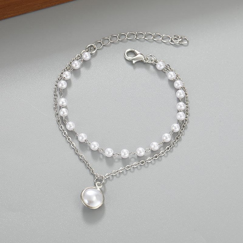 Bracciale doppio strato 2024, stile Ins, design di personalità, gioielli di perle minimalisti_voghion.com