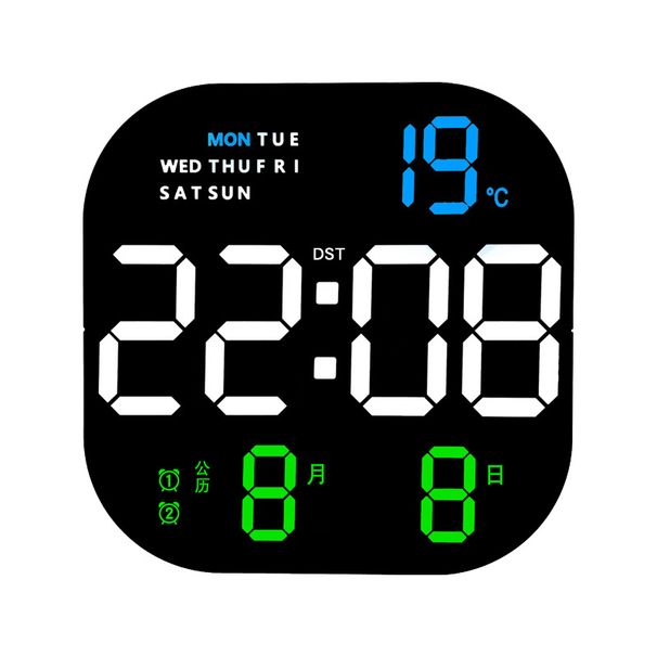 New Fashionable For Living Room, Desktop Simple LED Stylish Alarm Clock, Bedside Clock 6633_voghion.com