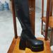 2021 Autumn Winter Square Toe Chunky Heel High Tube Slim Leg Over-the-Knee Stretch Women PU Plus Size Riding Boots_voghion.com