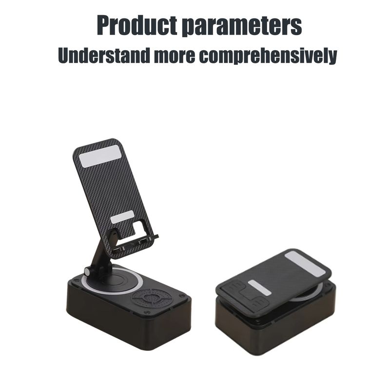 Speakers New Mobile Phone Holder Speaker Bluetooth Speaker Wireless Speaker Portable Toilet USB Card Rotating Wind_voghion.com