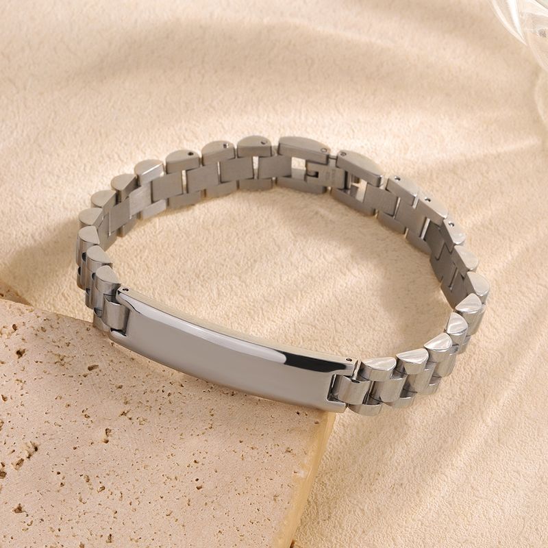Pulseira de relógio de aço inoxidável dourada de 10 mm para homens e mulheres, nova moda, versátil, pulseira antidesbotamento, joia_voghion.com