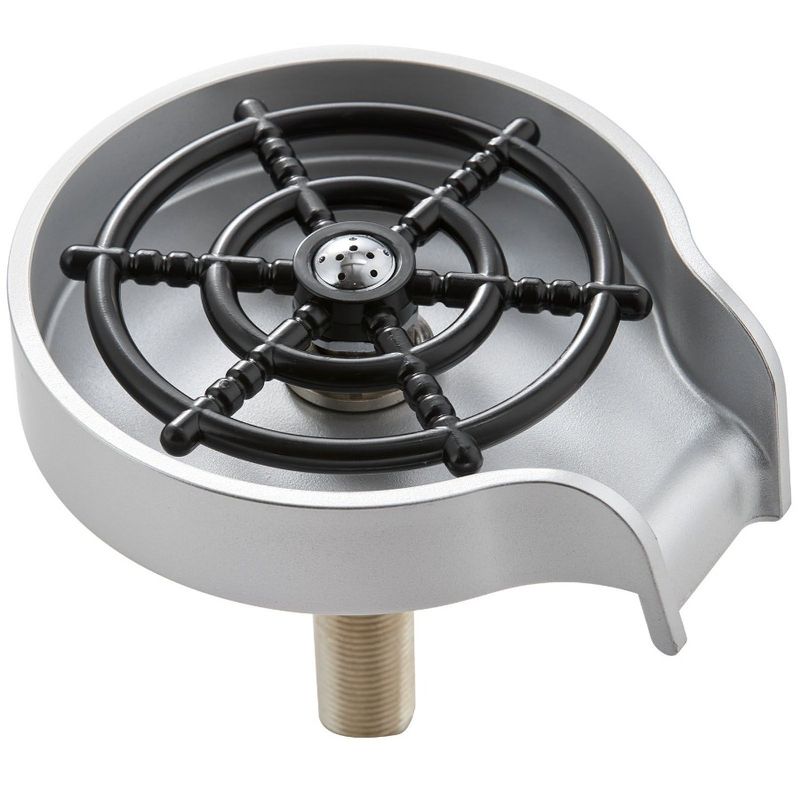 Rinser Jets Rinser Holder ABS ABS Faucet Sink Sink Spraying Cup Glass Fo Powerful For Rotating 360 10 Cup Wearproof Cup Washer_voghion.com