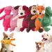 Velvet Plush Squeaky Supplies, Puppy Chew Bite-Resistant Dog Toys, Pet Accessories By PawParty Store_voghion.com