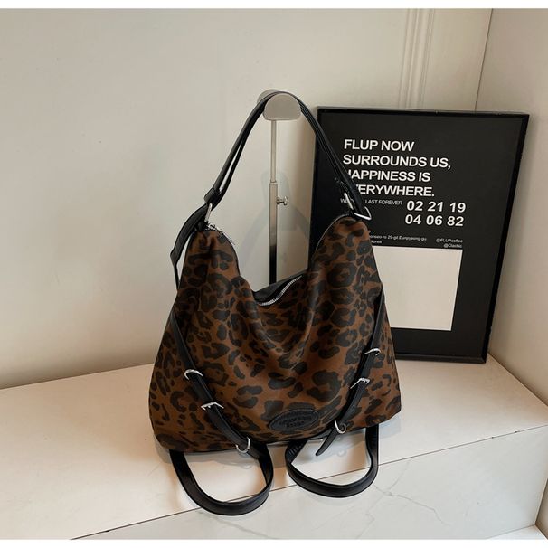 Stylish Large Capacity Shoulder Bag For Women - Versatile Crossbody Purse With Multiple Pockets, Retro Design, Soft PU Leather, Perfect For Daily Use_voghion.com