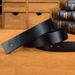 HOT HIDUP Topkvalitet rent massivt okselæder til pin Glat mænd ko-rem Vintage bælter 38 mm bredde uden spænde NWJ627_voghion.com