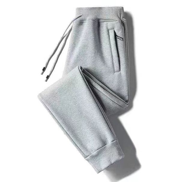 Pantaloni da jogging casual da uomo con polsini elastici - Comodi pantaloni da tuta a gamba dritta per tutte le stagioni (opzioni normali e foderate in pile)_voghion.com