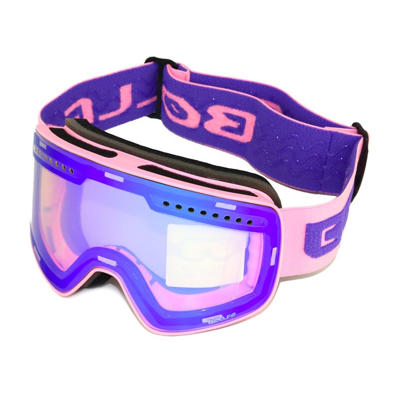 Outdoor breathable and warm ski goggles Double anti-fog ski glasses Adult ski goggles_voghion.com