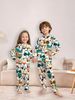 Barnkläder Babyflickor Underkläder Set Trendig Ingenjörsbilstryck Pojkpyjamas_voghion.com