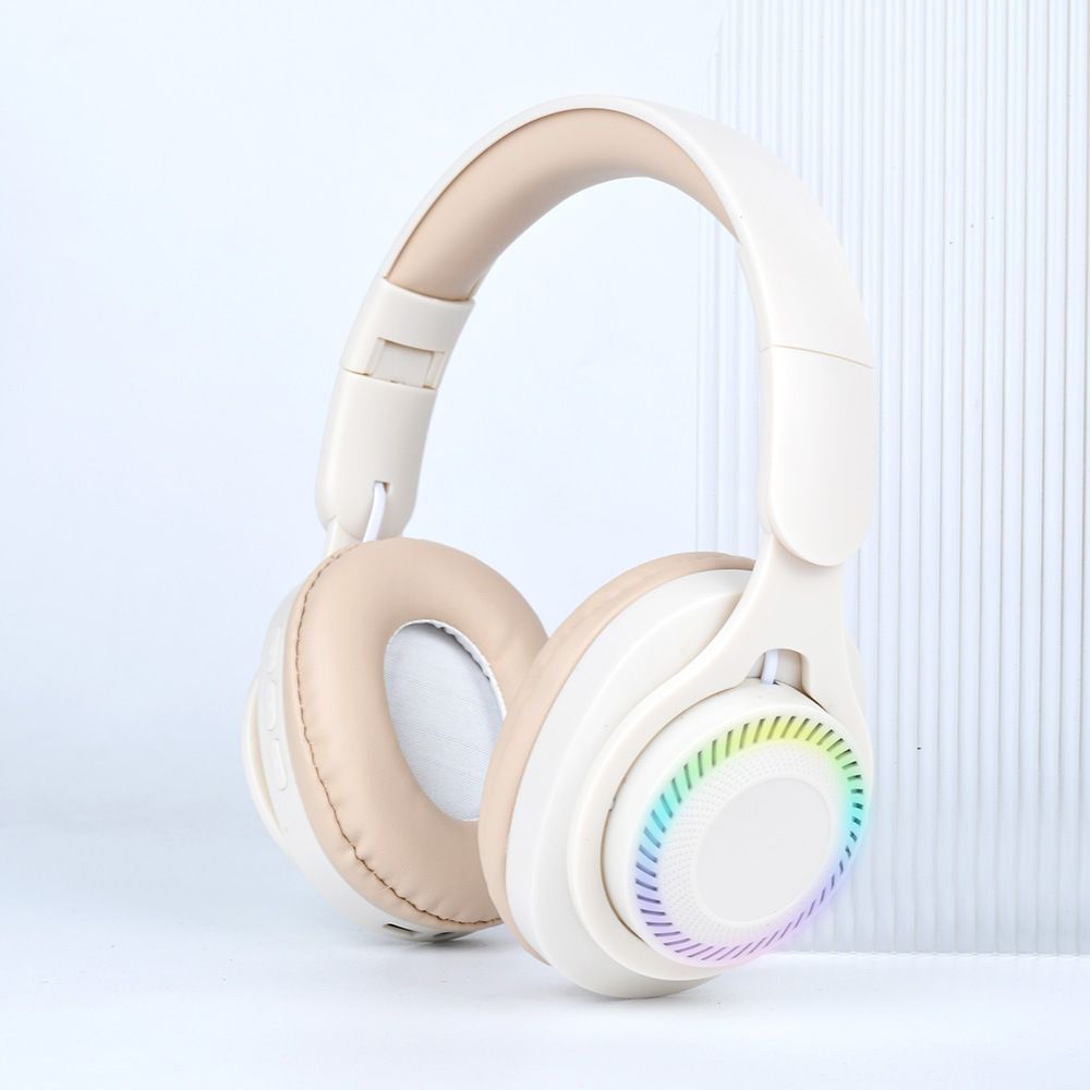 M6MAX Nytt LED-lysende hodesett Trådløst hodesett TYPE-C Bluetooth-hodesett Sportsspillhodesett_voghion.com