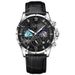 Men's Ultra-Thin Moon Phase Calendar Quartz Watch With Luminous Hands, Waterproof And Multifunctional For Daily Wear_voghion.com