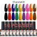 Arte Clavo 10 buc Set de lac de unghii cu gel colorat Lac de gel UV semi-permanent Toate pentru manichiura Lac de unghii Lac de baza strat superior_voghion.com