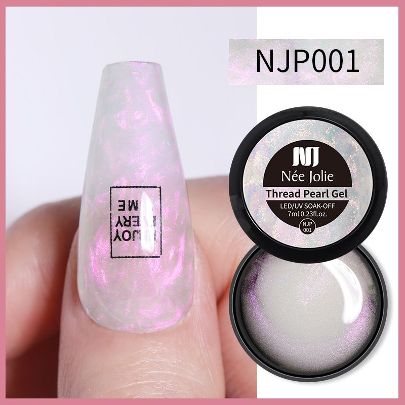 Nail Glue New Nail Art 7ml Boxed Thread Glue Amber Glue Halo Fantasy Nail Polish Glue Pearlescent Fine Flash Therapy Glue_voghion.com