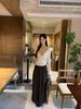 Knitted For Women Korean Style Early Autumn Outfit Top Two-Piece Atmosphere Design Sexy Slim Fit_voghion.com