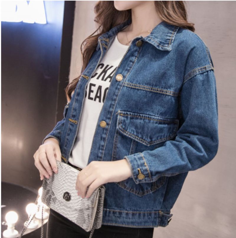 Women's Spring and Autumn New Loose Casual Student Hooded Jacket_voghion.com