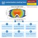 Outdoor Sports Large Ball Surface Go, Snap-on Prescription, Double Layer Anti-fog, Unisex Ski Glasses, Sandproof_voghion.com