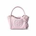 Borsa a tracolla monospalla plissettata in pelle di vacchetta, stile New Angel, da donna, colore: Rosa Kaisile_voghion.com