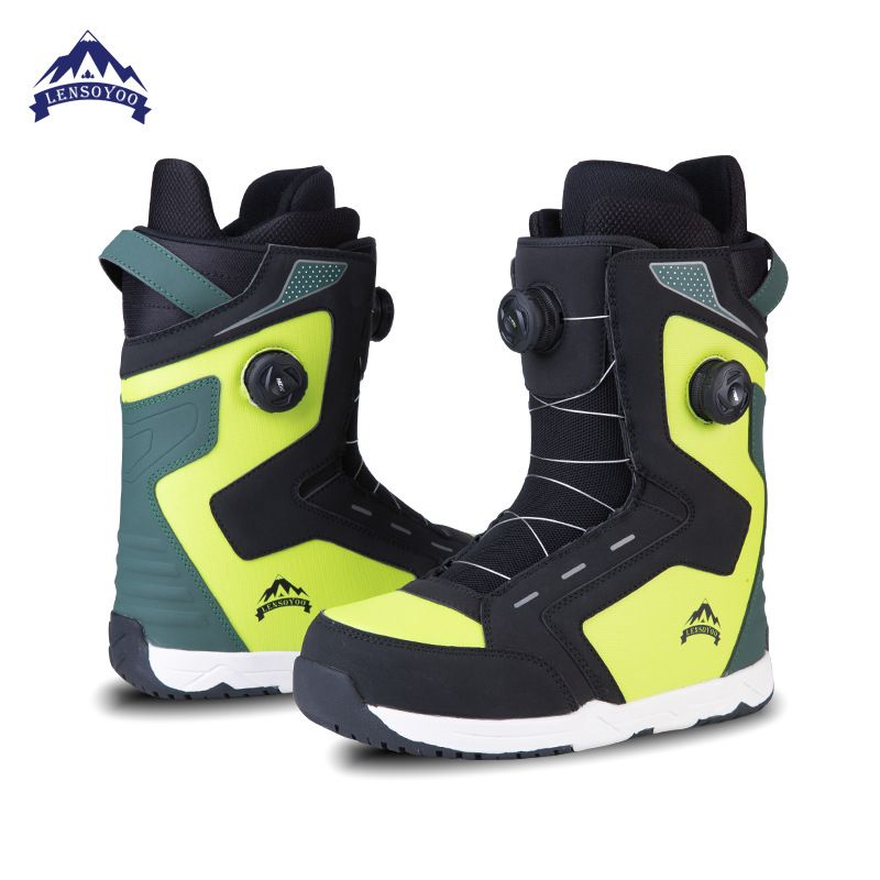 Ski BOA Quick wear men's and women's snowshoes Snowshoes boots Snowboard lace-up ski shoes_voghion.com