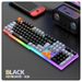 Single And Keyboard Mouse RAIKU T26 Three Tone Luminous Wired Mechanical Touch Gaming Mouse Keyboard Set_voghion.com