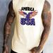 Men's Vest New Chinese Style Cute Shark Round Neck T-Shirt 3D Print Fashion Sleeveless Clothing_voghion.com