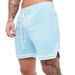 Pantalones cortos deportivos de malla de secado rápido para hombre, holgados, de un cuarto de longitud, para entrenamiento físico, correr, baloncesto y transpirables_voghion.com