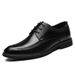 Suitable For All Seasons Summer Hollow Men's Lace-up Business Formal Leather Large Size Hole Shoes_voghion.com