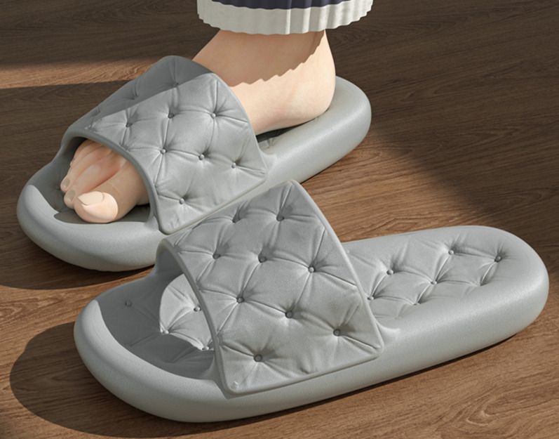 Cool Women's Couple Slippers, Thick Non-Slip Home Use, Soft Sole Bathing_voghion.com