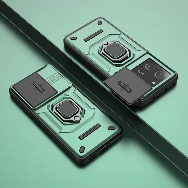 Custodia per Samsung Galaxy S23 Ultra S24 Plus A13 M34 A14 A24 A34 A54 Supporto per auto con anello scorrevole antiurto per fotocamera_voghion.com