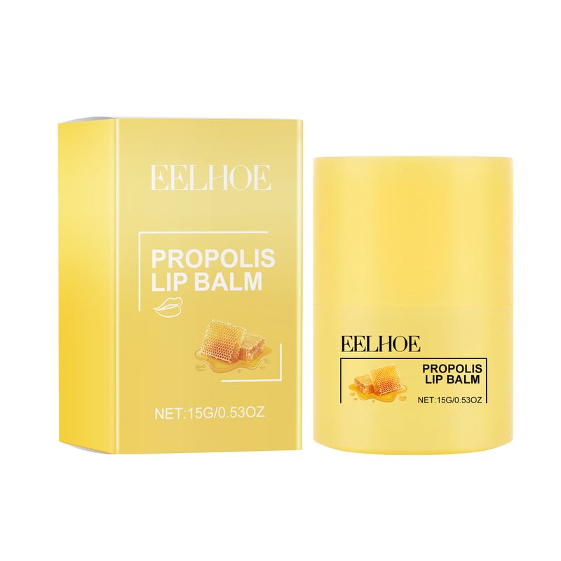 EELHOE Honey Deep Nourishing Soft Skin Daily Propolis Moisturizing Lip Balm_voghion.com