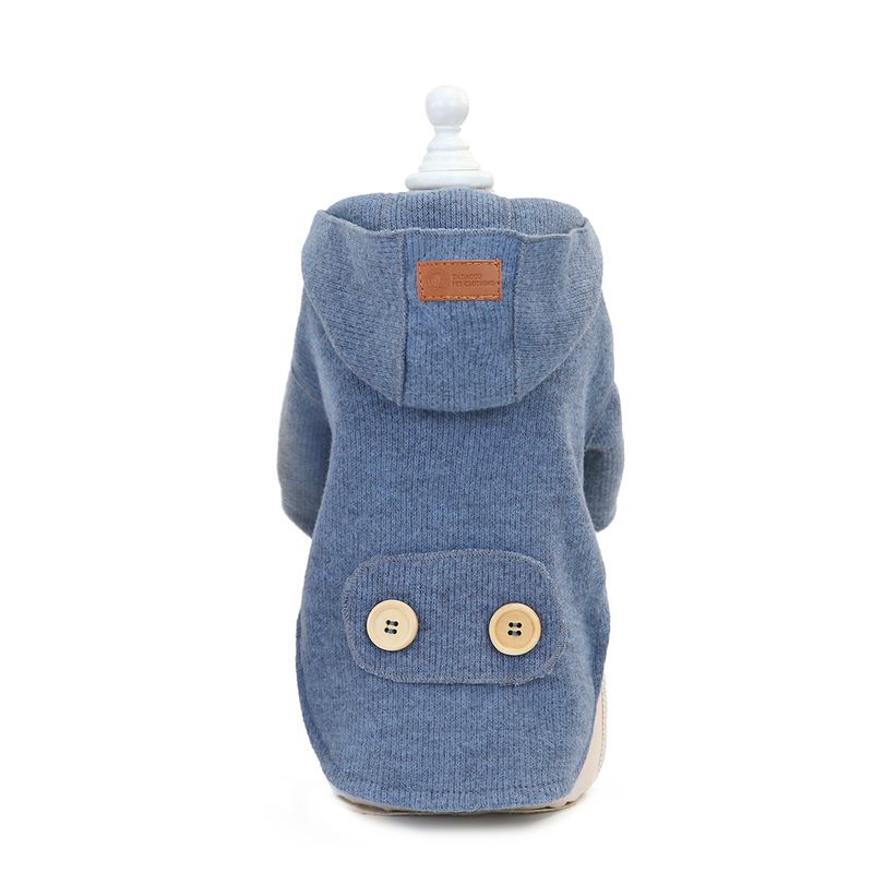 Yeni Teddy Dog Pet Giyim Sonbahar/Kış 20 Kore Sürümü Yünlü Mont_voghion.com