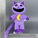 Creepy-Cute Purple Cat Plush Toy – Bulk Order Horror-Themed Stuffed Animal With Ultra-Soft Fabric & PP Cotton Filling_voghion.com