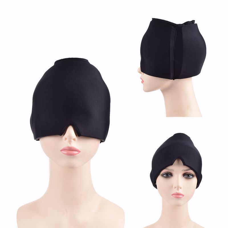 Ice Cap Face Cold Compress Headgear Gel Ice Compress Hood Ice Cap, Solid Gel Headgear_voghion.com