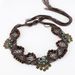Boheemse geweven brede riem voor dames, rokaccessoire, etnische stijl wax touw kwastje decoratieve tailleketting accessoire_voghion.com