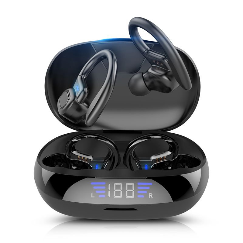 Original-Ohrhörer Ture Wireless Earbuds Ohrbügel Sport HiFI Stereo wasserdichtes Headset mit Mikrofon TWS Kopfhörer_voghion.com