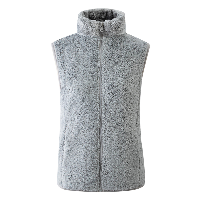Gilet in pile polare autunno e inverno da donna, gilet lungo in pile di velluto, gilet per mezza età e anziani, uniforme per squadra di ballo quadrato, ispessito_voghion.com
