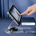 Metall Aluminium Drehbare 360 ° Handy Halter Halterung Für IPhone IPad Samsung Tablet Flexible Folding Lazy Desktop_voghion.com