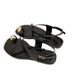 Women's Gladiator Sandals (Metallic Accent Cross-Strap Flat Slides - Adjustable Toe Loop & Ankle Wrap For Beach & Casual Wear)_voghion.com