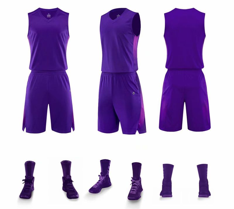 Basketball suit, tank top, shorts, basketball sports competition training jersey, men's team lettering_voghion.com