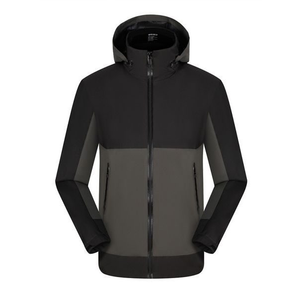 Ανδρικά ρούχα υπαίθρια αθλητικά μπουφάν με σκληρό κέλυφος αδιάβροχο αντιανεμικό σακάκι ορειβασίας ιππασίας_voghion.com