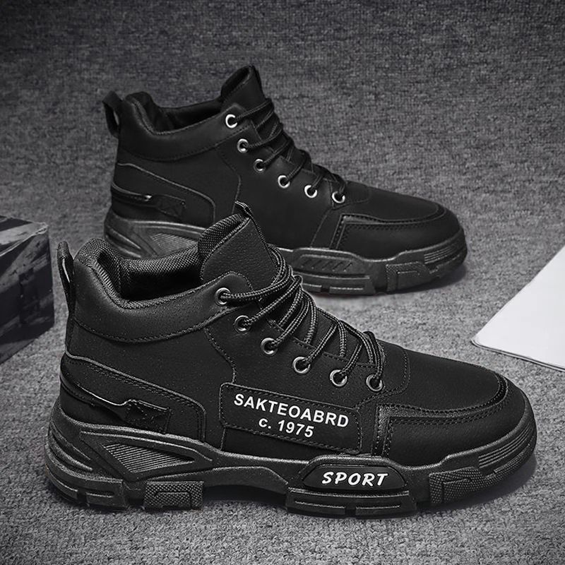 Martin boots men spring 2024 new men's shoes non-slip wear-resistant work shoes men's casual work shoes men's shoes_voghion.com