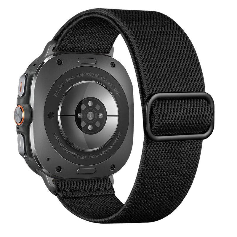 Skrunchie-stropp til Samsung Galaxy Watch Ultra 47mm tilbehør Sport elastisk nylonarmbånd korrea Galaxy watch7 Ultra 47 rem_voghion.com