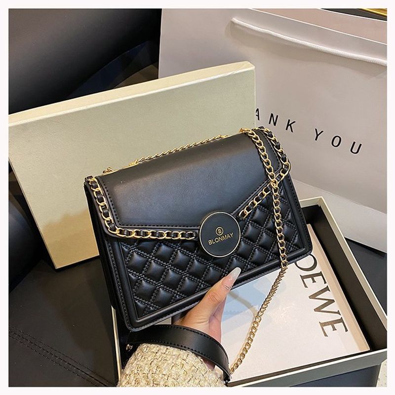 Xiaoxiang Wind Rhombic Chain Bag Women's Foreign Trade Best-selling Ladies underarm bag high-end niche shoulder bag handbag_voghion.com