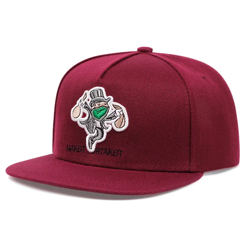 Unisex Hip hop flat rim baseball hat for men and women street shade four seasons all casual flat rim street dance hat_voghion.com