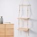 Cotton Rope Hand Woven Shelf Wall Mounted Wall Decoration Shelf_voghion.com